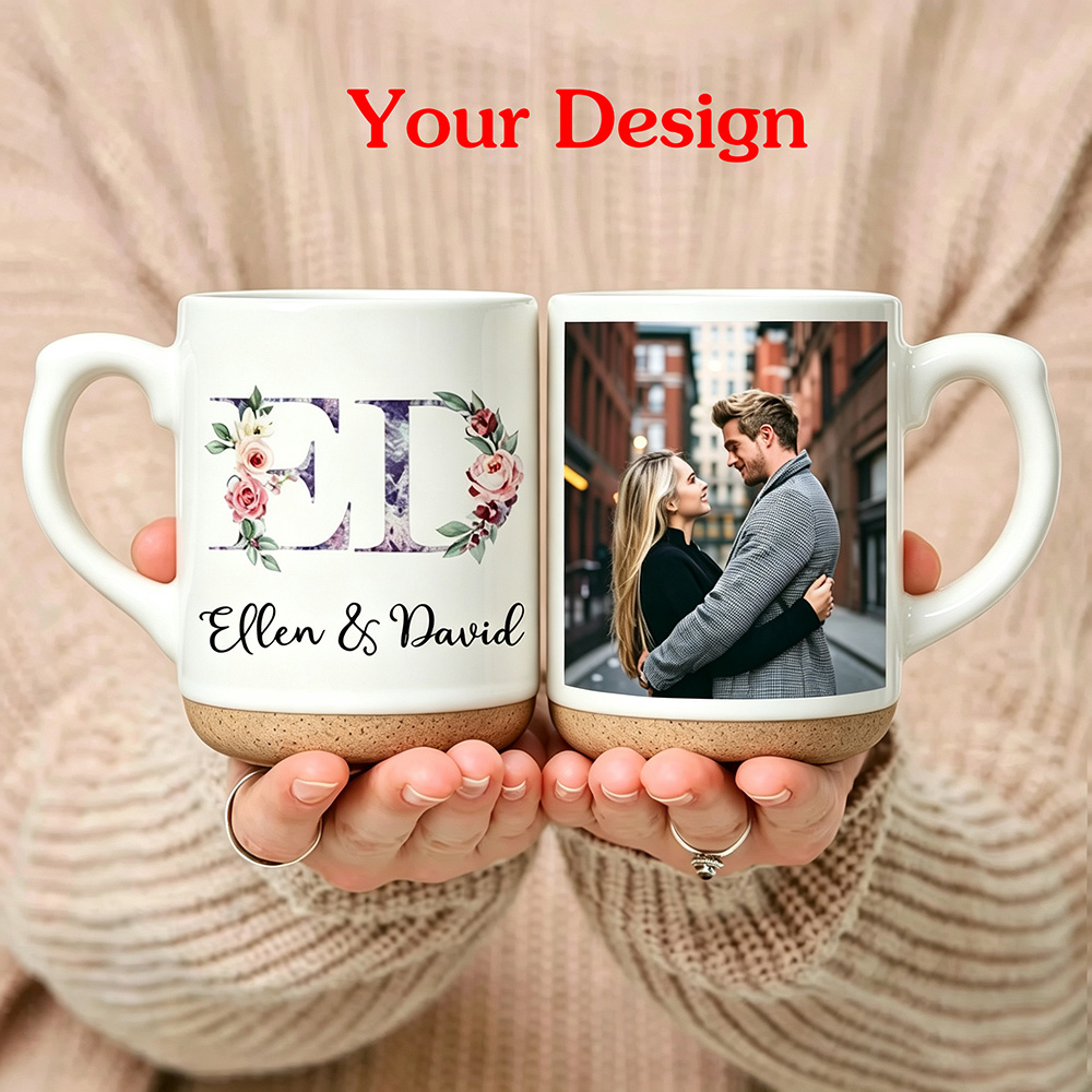 Coffee Tea Images - Caneca de Cerâmica Personalizada com Foto,
