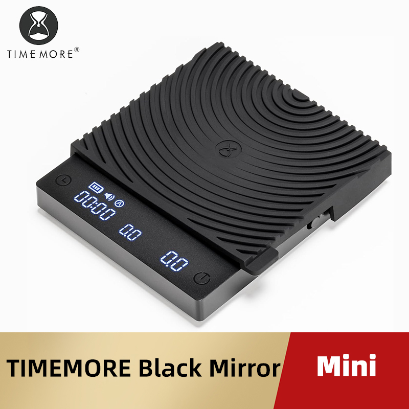 Coffee Bean Scale - Timemore balança espelho preto mini despeje