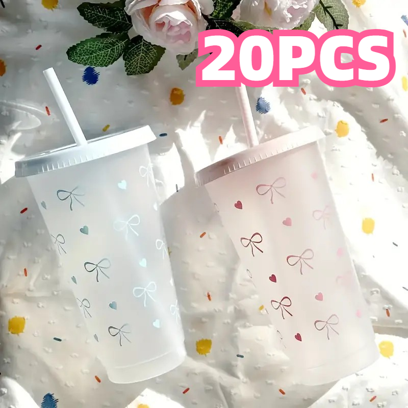 Coffee Tea Day - Copo de plástico com laço, 20