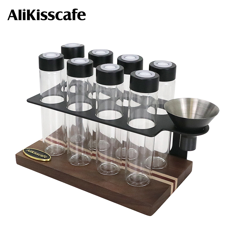 Coffee Tea Organizer - Alikisscafe tubo de armazenamento de grãos