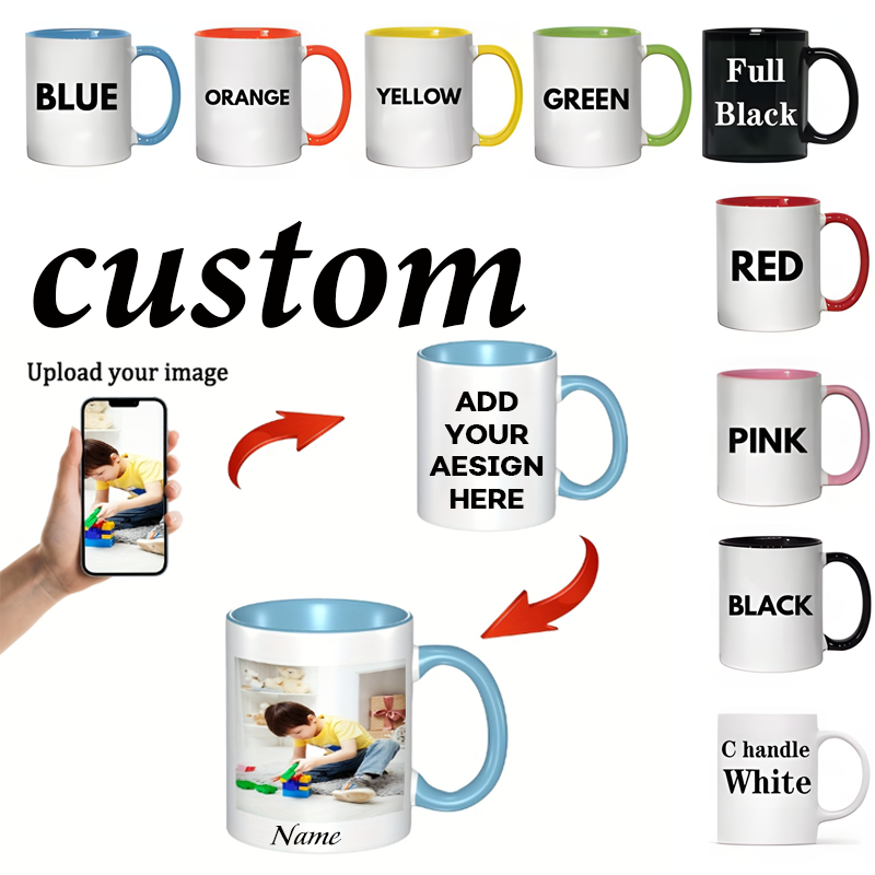 Coffee Tea Images - Caneca Personalizada de 11oz, Copo com