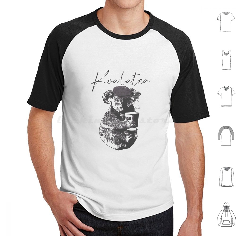 Coffee Tea Joke - Camiseta Koalatea para Homens, Mulheres e
