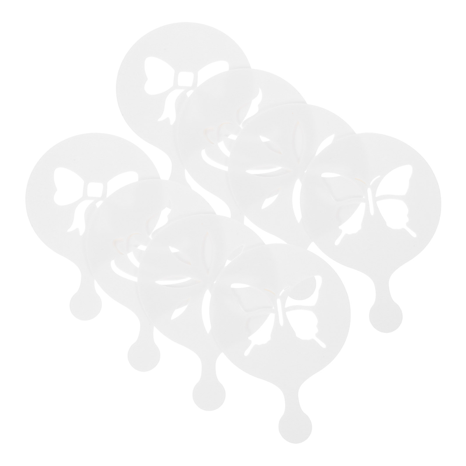 Conjunto de 8 moldes para deco - Coffee Stencil Art avaliação e preço