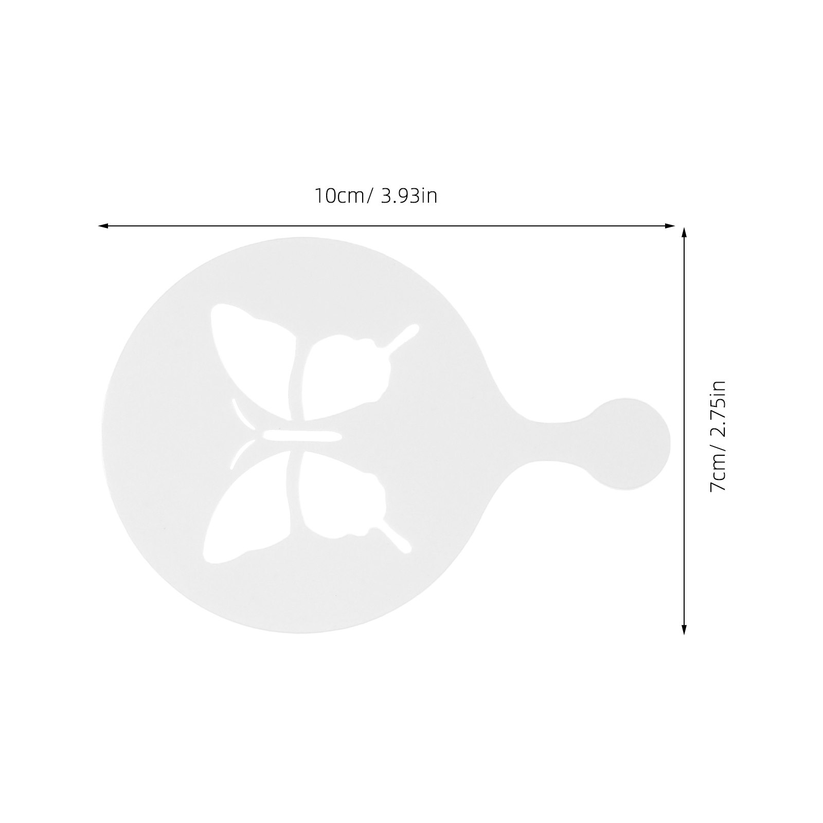 Conjunto de 8 moldes para deco - Coffee Stencil Art avaliação e preço