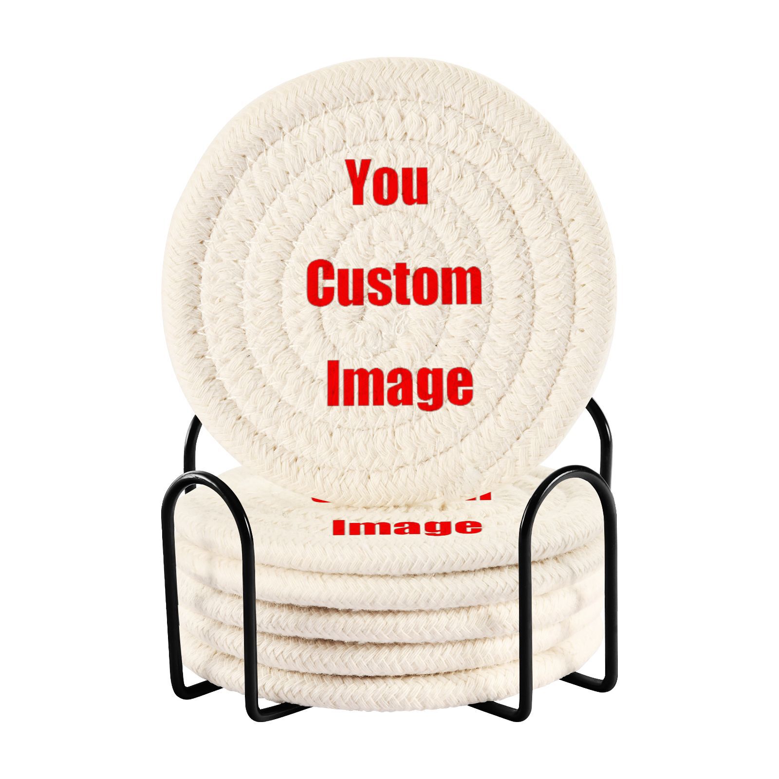 Conjunto de coaster tecido abs - Coffee Tea Images avaliação e preço