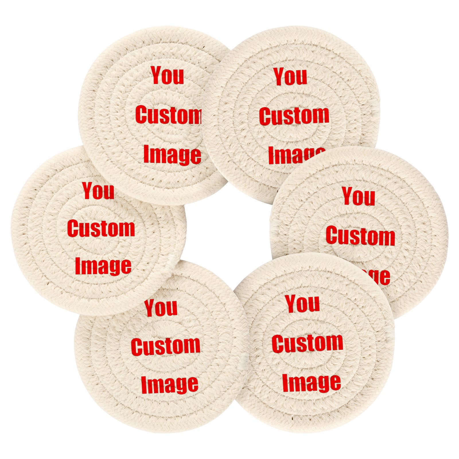 Conjunto de coaster tecido abs - Coffee Tea Images avaliação e preço