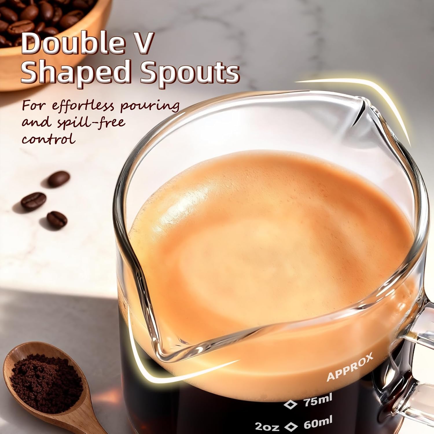 1/2 peças de xícaras de espres - Coffee Bean Scale avaliação e preço