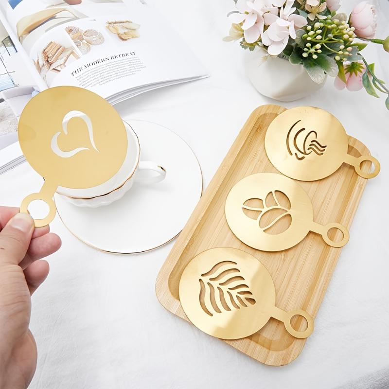 Conjunto de 4 Peças de Estênce - Coffee Stencil Art avaliação e preço