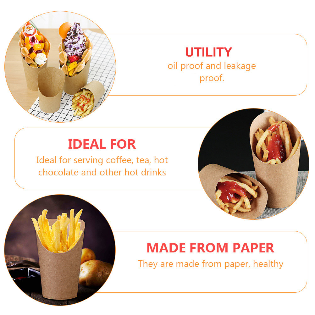 50 Unidades de Cones de Papel  - Coffee Tea Day avaliação e preço
