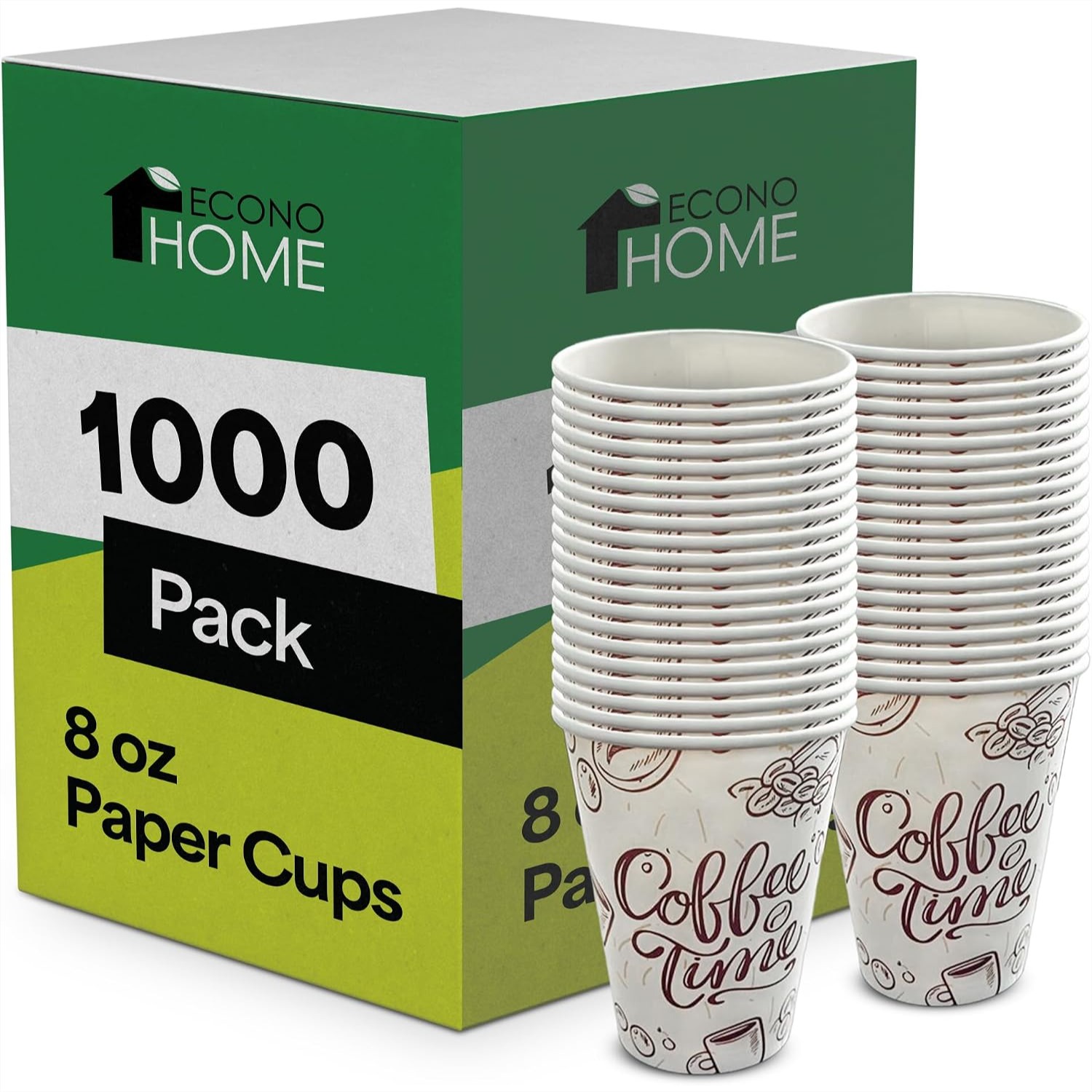 Pacote com 1000 Copos de Papel - Coffee Tea Images avaliação e preço