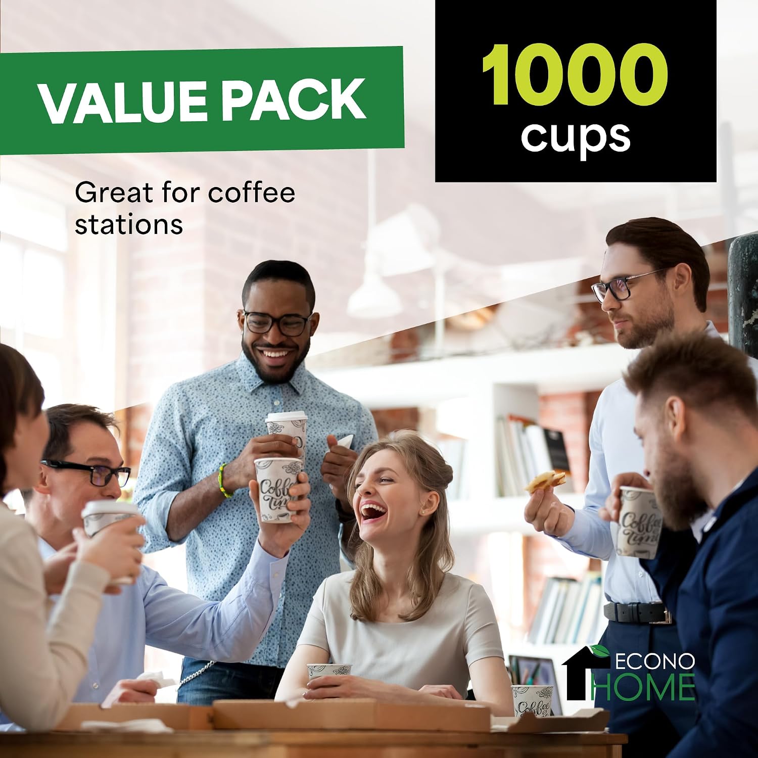 Pacote com 1000 Copos de Papel - Coffee Tea Images avaliação e preço