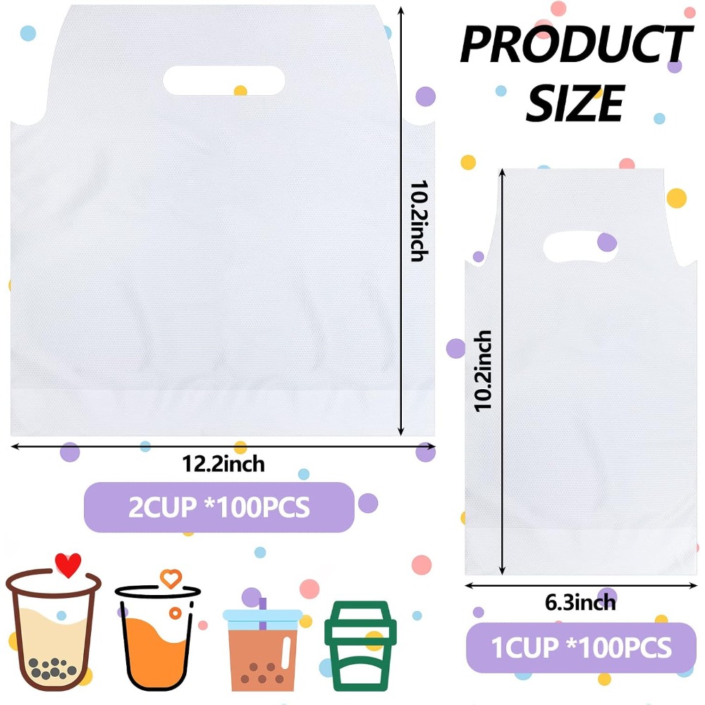 200 Sacolas Plásticas Transpar - Coffee Tea Images avaliação e preço