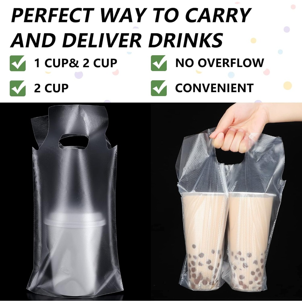200 Sacolas Plásticas Transpar - Coffee Tea Images avaliação e preço