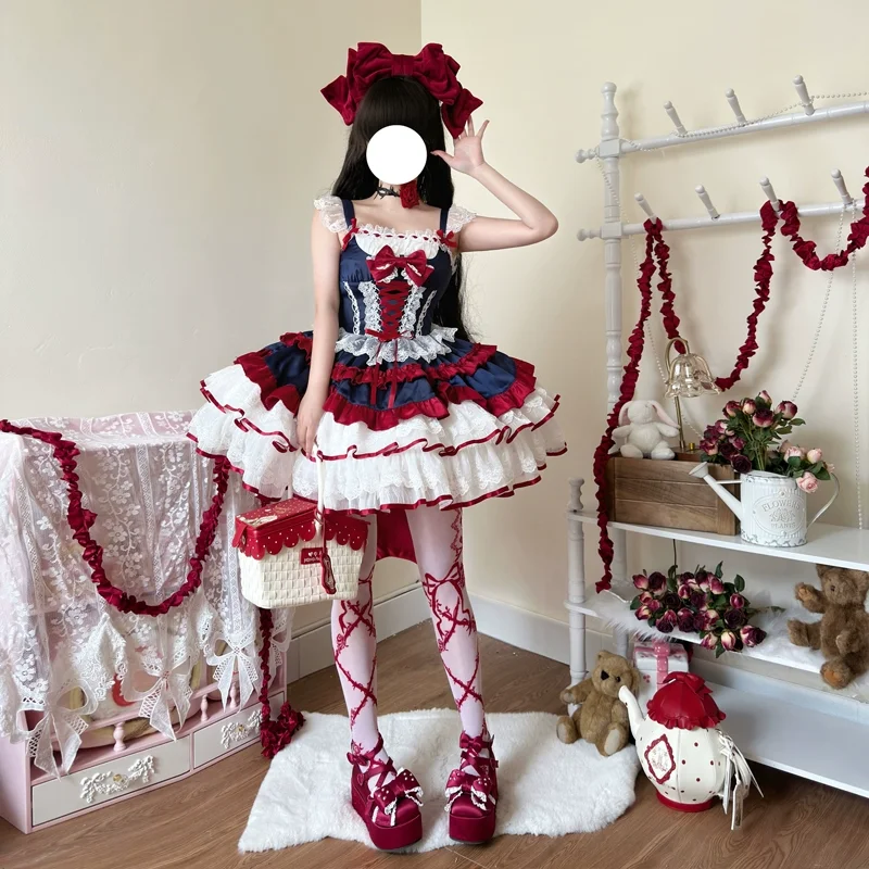Vestido JSK Lolita Doce Rosa c - Coffee Tea Weight Loss avaliação e preço