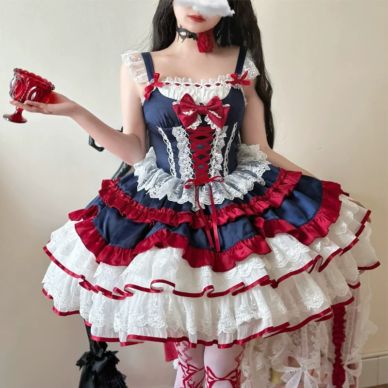 Vestido JSK Lolita Doce Rosa c - Coffee Tea Weight Loss avaliação e preço